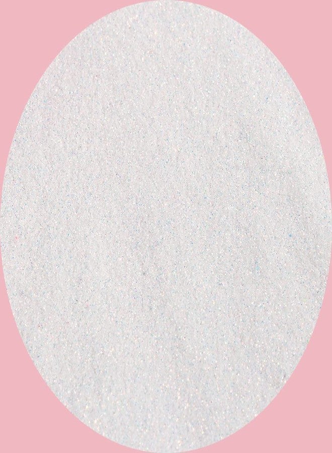 SNOOGG 200 Gram Shimmering Rainbow White Glitter Powder for Resin, Nail Art, DIY Crafts, Holiday Decor, and Creative Painting Projects. - Image 1